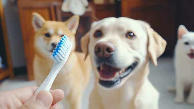 dientes cepillo perros gatos